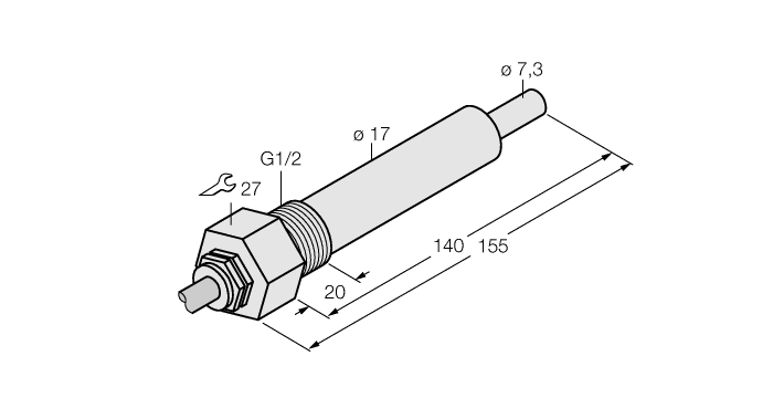 FCS-G1/2HC4-NAEX0/L140/D024 5M