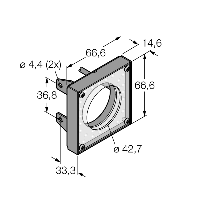 LEDWRM62X62W