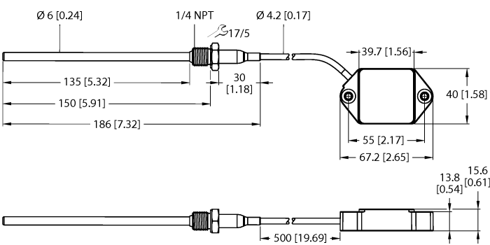 TW-Q40-L67-1EXT-TD-1/4-500-L150-I-B1378