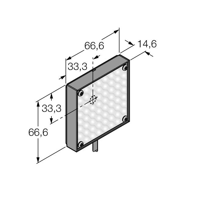 LEDBA62X62W