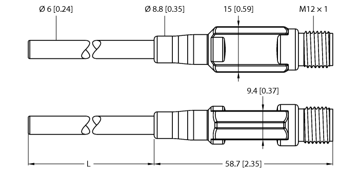 TTM150C-206A-CF-LI6-H1140-L200-50/150°C