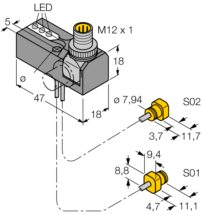 NI2-K08Q-0.095/0.11-BDS-2AP6X3-H1141/S34