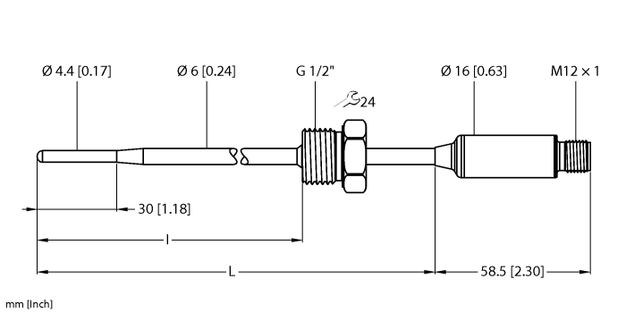 TTMS-206TA-G1/2-LI6-H1140-L150-0/500