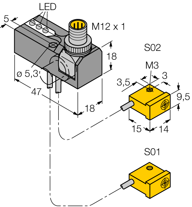 NI2-Q9.5-0.1-BDS-2AP6X3-H1141/S34