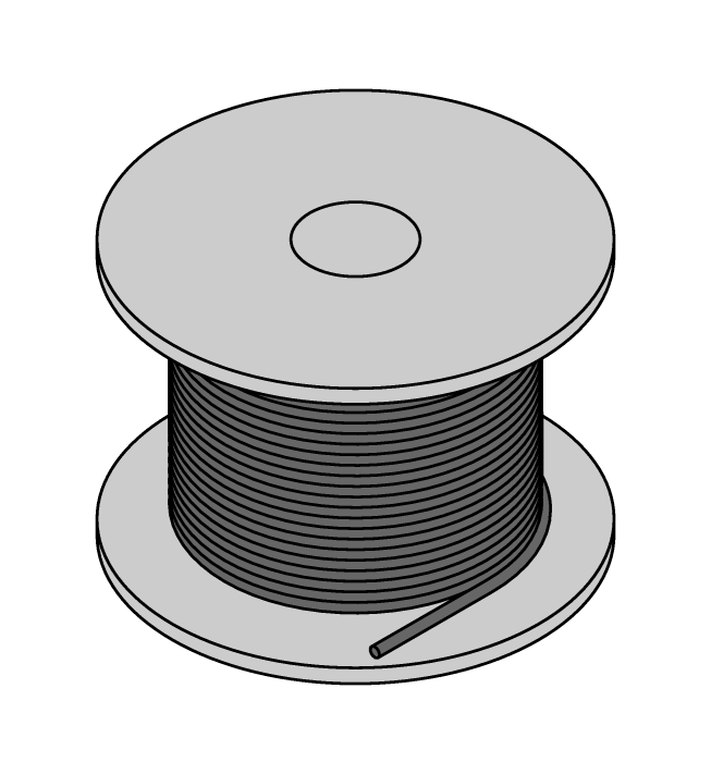 CABLE(4+1)X0.34-XX-PUR-BK-500M/TXL