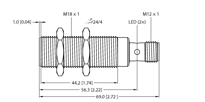 BI8-M18-2APS8X2-H1141