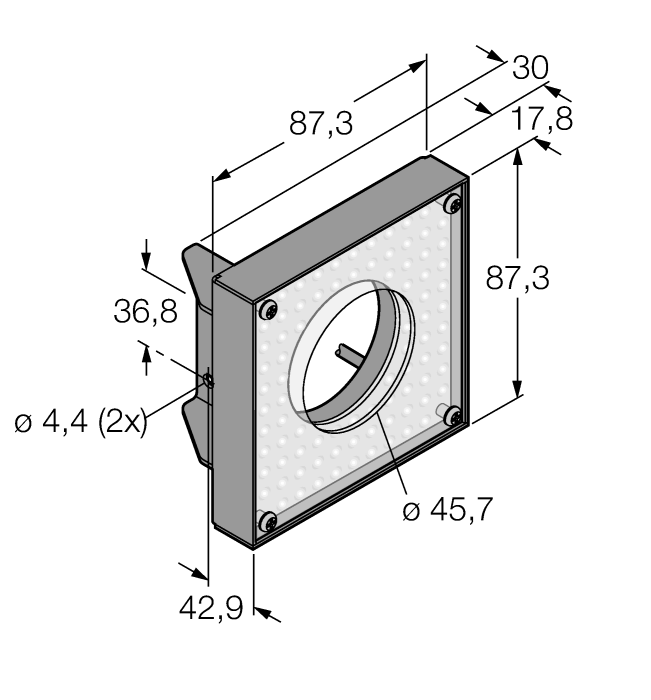 LEDIR80X80W