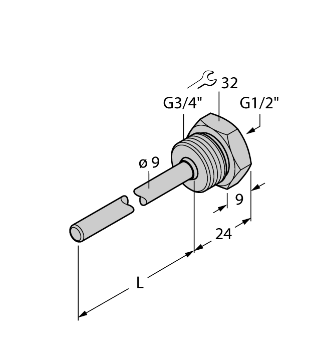 THW-6-G3/4-G1/2-A4-L230