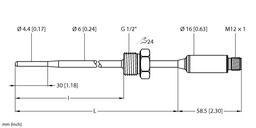 Thumbnail for TTMS-206A-G1/2-LI6-H1140-L250-50/150