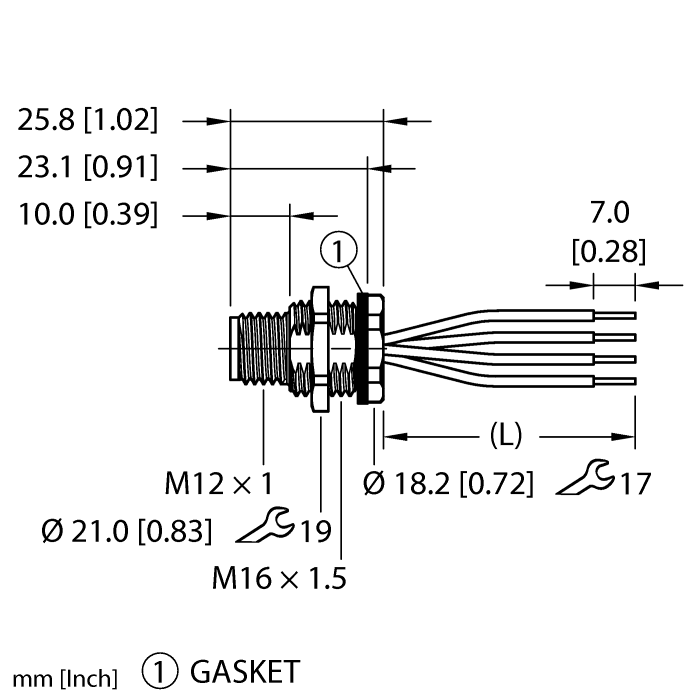 FSFD46PS-0.5/M16