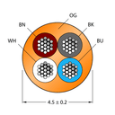 CABLE4X0.34-XX-PUR-OG-500M/TXO