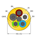 CABLE(4+1)X0.34-XX-PUR-YE-100M/TXY