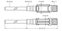 TTM050C-206A-CF-LI6-H1140-L100-50/50°C