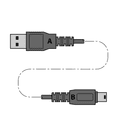 MINI USB 2.0 CABLE 1.5M