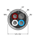 CABLE4X0.34-SH-PVC-GY-500M/TEG