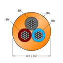 CABLE3X0.34-XX-PUR-OG-500M/TXO