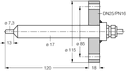 FCS-DN25A4-NAEX0/L120/D079