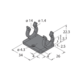 Thumbnail for BEFESTIGUNGSCLIP M12 / 10pcs.