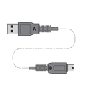 MINI USB 2.0 CABLE 1.5M