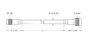 T-UHF-CBL-RG213-RPTNC-6-N-M