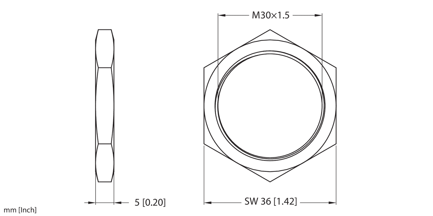 LOCKNUT-M30x1.5-STAINLESS-STEEL-(20 PCS)