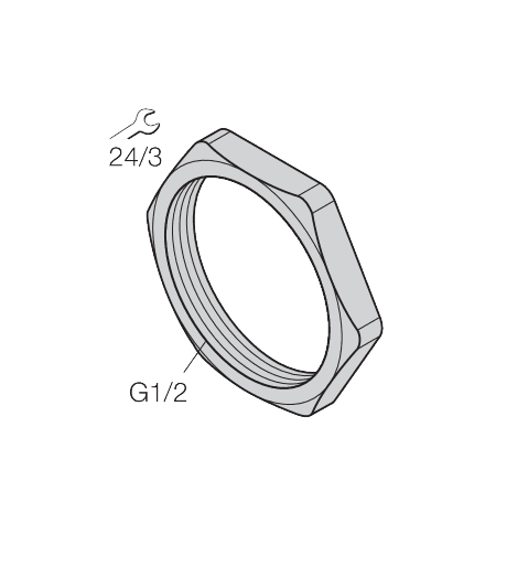 LOCKNUT G1/2”