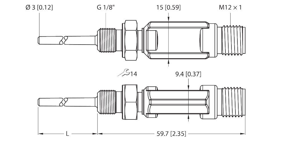 TTM100C-103A-G1/8-LI6-H1140-L024