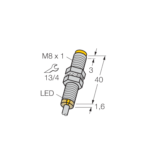 NI3-EG08-AN6X/S1223 0.8M