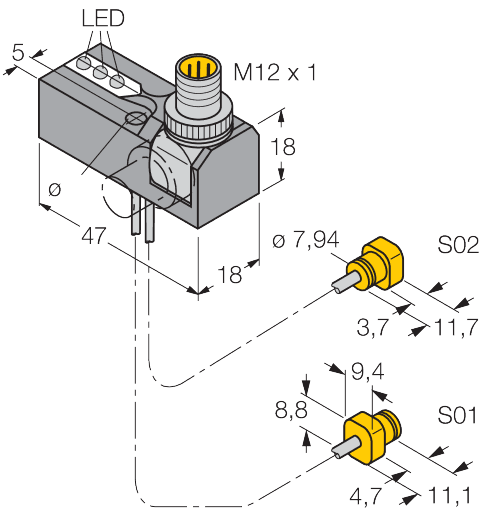 NI2-K08Q-0.095/0.11-BDS-2AP6X3-H1141/S34