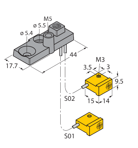 NI2-Q9.5-0.05/0.185-BP1-2AP6/S34